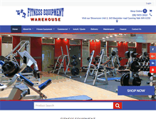 Tablet Screenshot of fitnessequipmentwarehouse.com.au